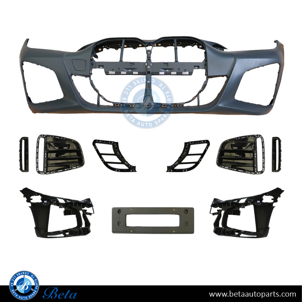 Front Bumper M-Tek for BMW 4 Series 2021-Up models, Part Number 51115A0F320 Front Bumper M-Tek for BMW 4 Series 2021-Up models, Part Number 51115A0F320
